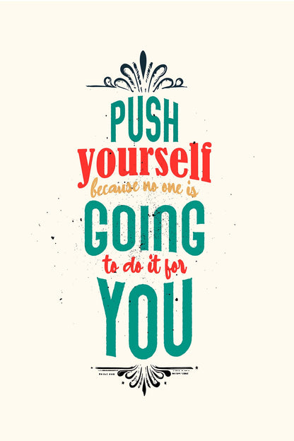 Success Goal Mindset Quote Room 5mm thick Plastic Poster Ready to Hang 90x60cm