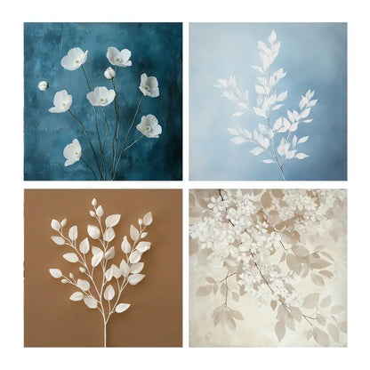 4pcsSerene Moment  Wall Art Canvas Framed