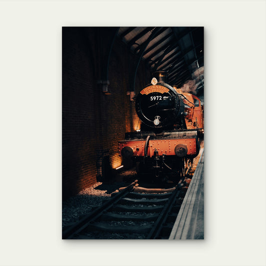Hogwarts Express Steam Train 60x90cm Metal Print Ready to Hang