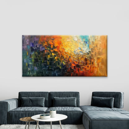 Abstract Colorful Texture Wall Art Canvas Office Home Room Framed 120x60cm