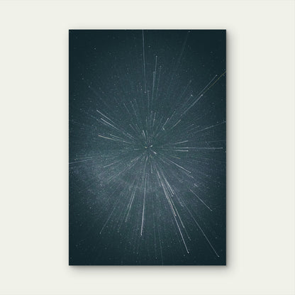 Abstract Representation Of Outer Space 60x90cm Metal Print Ready to Hang