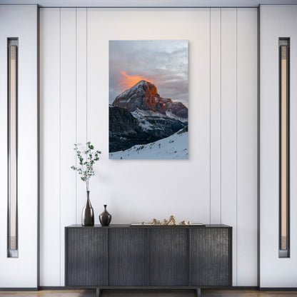 Tofana di Rozes at Sunrise in the Dolomites 60x90cm Metal Print Ready to Hang