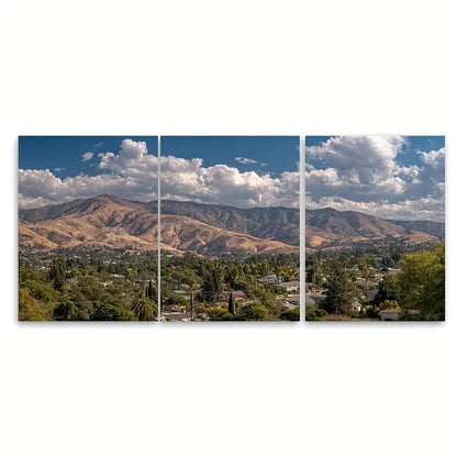 3pcs Seamless Continuous Landscape Metal Print Ready to Hang Art
