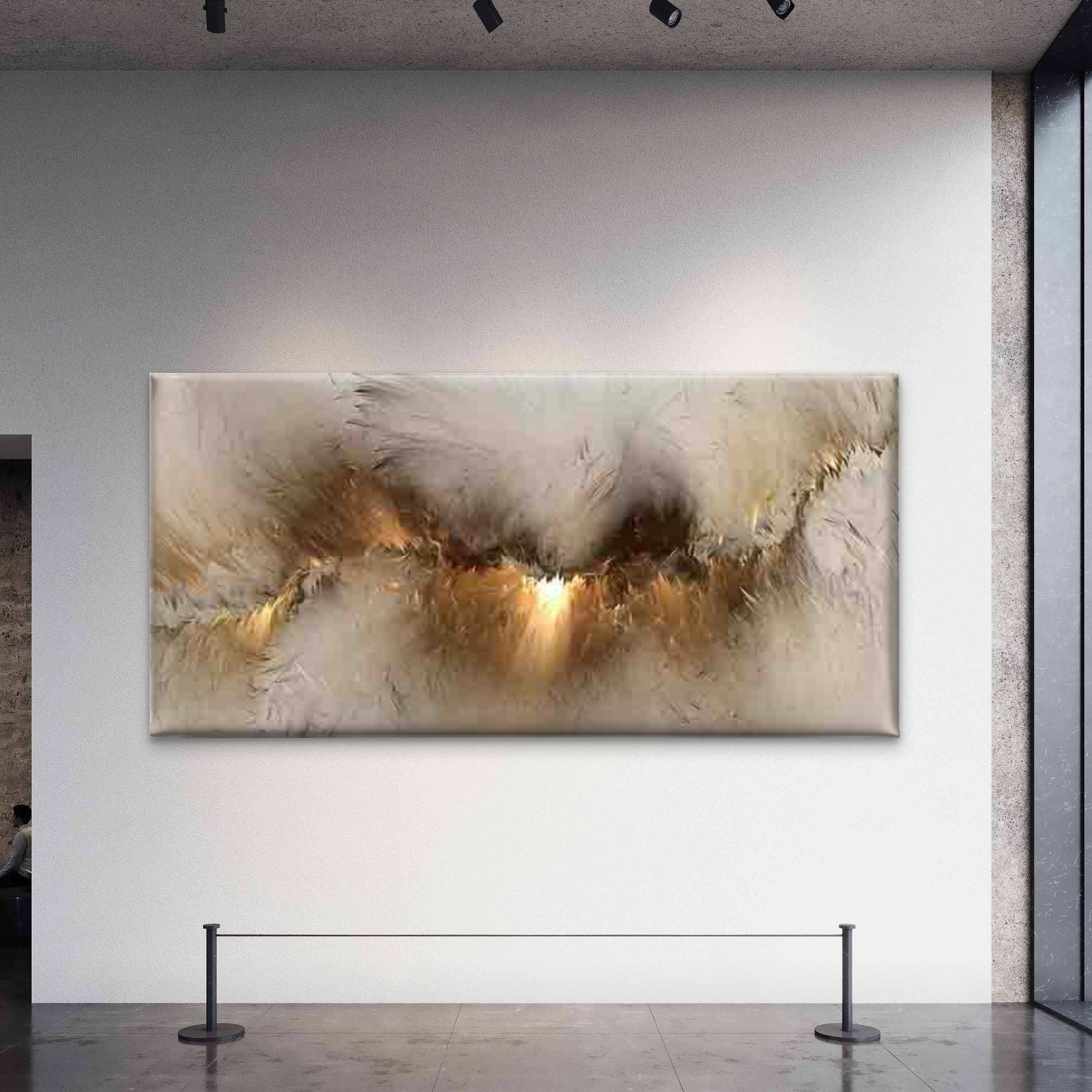 Spectacular Thunder Clouds Wall Art Canvas Office Home Room Framed 120x60cm - Bella Home Decor