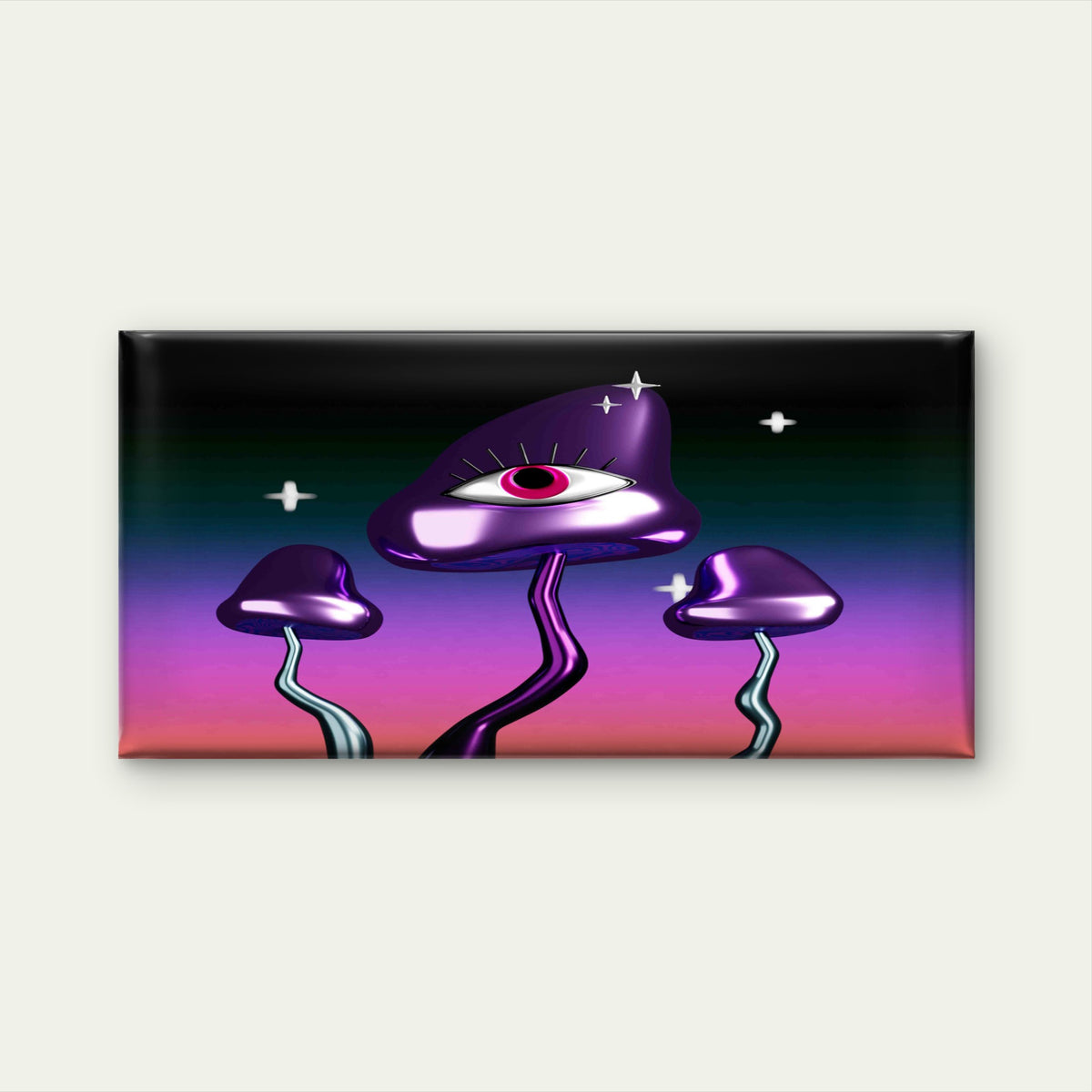 Third Eye Awakening Wall Art Canvas Office Home Room Framed 120x60cm