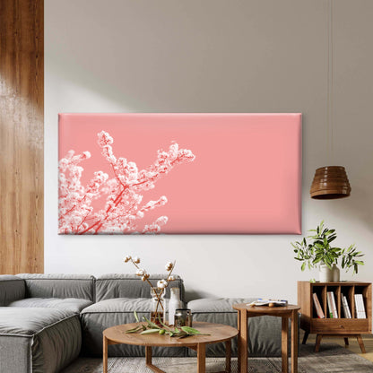 Cherry Blossom Branches Wall Art Canvas Office Home Room Framed 120x60cm