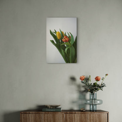 Bouquet Of Tulips 40x60cm Metal Print Ready to Hang