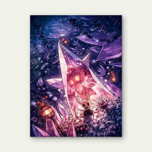 Hollow Knight Crystal Guardian 40x60cm Metal Print Ready to Hang