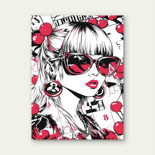 Lookout Wearing Pink Glasses 60x90cm Metal Print Ready to Hang