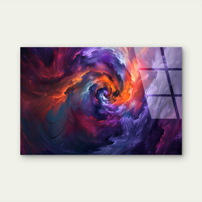 Cosmic Galaxy Swirl Nebula Abstract Art Acrylic Glass Printing Wall Art Australian Made Quality