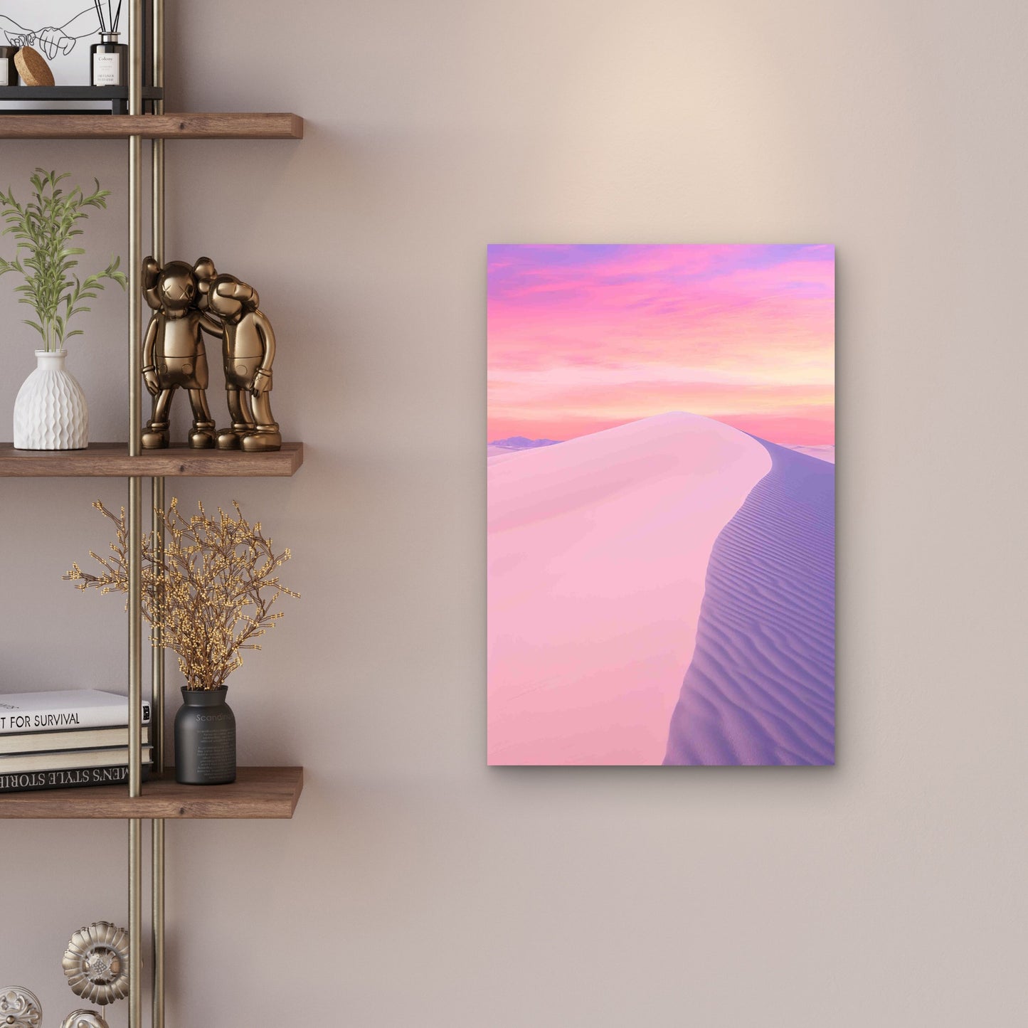 Stunning Dune Photography Metal Print Ready to Hang - Bella Home Decor
