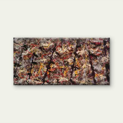 Abstract Colorful Paint Splatte Wall Art Canvas Office Home Room Framed 120x60cm