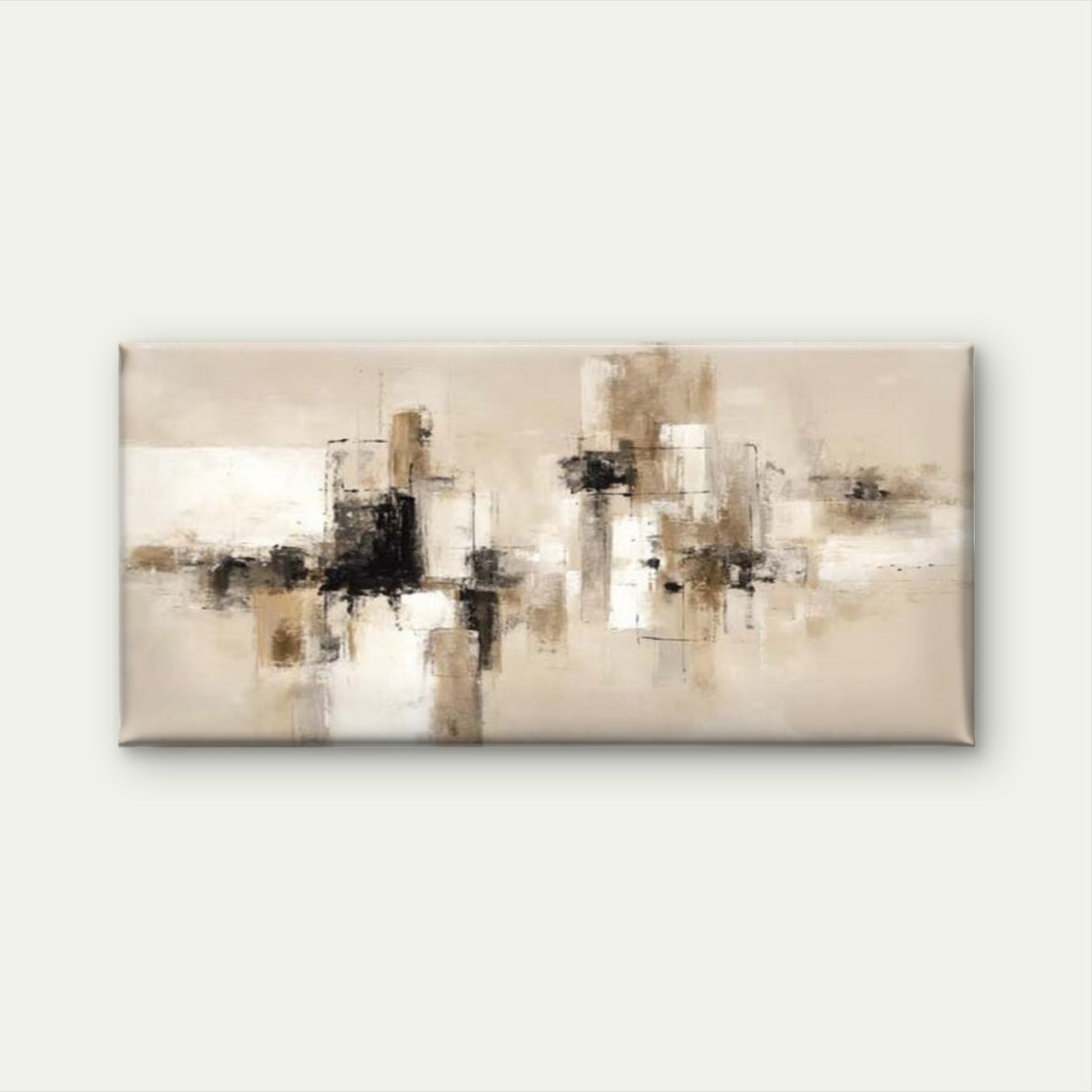 Modern Abstract Geometric Wall Art Canvas Office Home Room Framed 120x60cm - Bella Home Decor