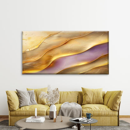 Fluidic Prism Metallic Wall Art Canvas Office Home Room Framed 120x60cm