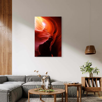 Antelope Canyon Arizona 40x60cm Metal Print Ready to Hang