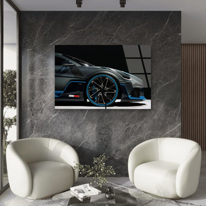 Bugatti Divo Supercar Sports Racing Acrylic Glass Printing Wall Art Australian Made Quality