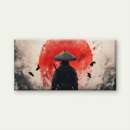 Land Of The Samurai Wall Art Canvas Office Home Room Framed 120x60cm
