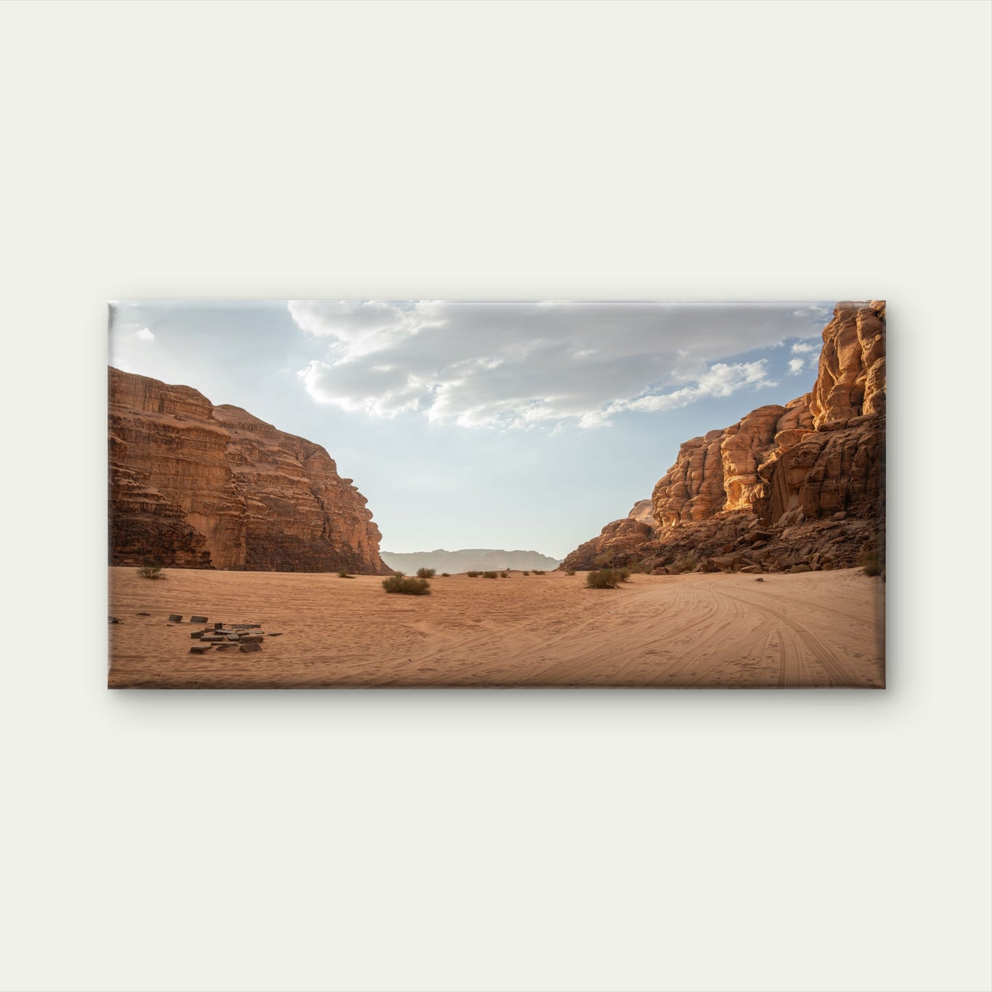 Wadi Rum Desert View Wall Art Canvas Office Home Room Framed 120x60cm