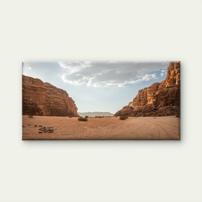 Wadi Rum Desert View Wall Art Canvas Office Home Room Framed 120x60cm