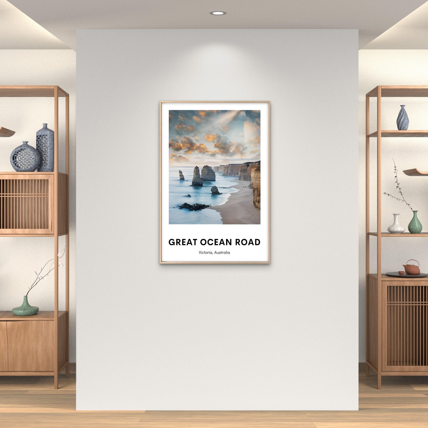 Great Ocean Road in Victoria, Australia Travel Poster Print Wall Art - Bella Home Decor