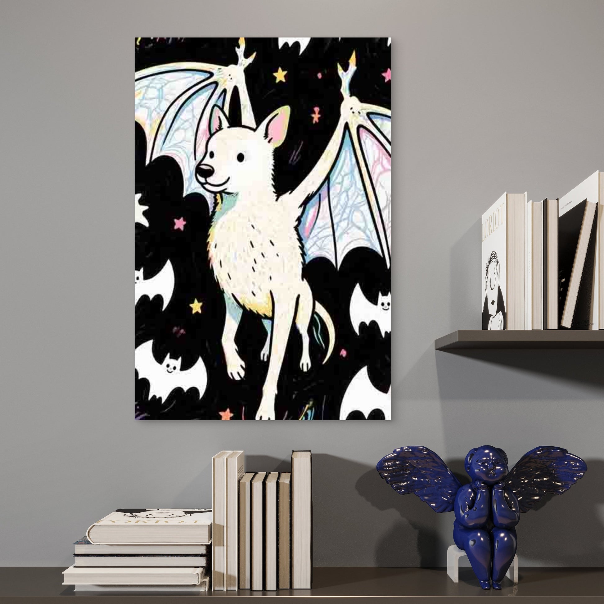Bat - Themed Metal Print Ready to Hang - Bella Home Decor