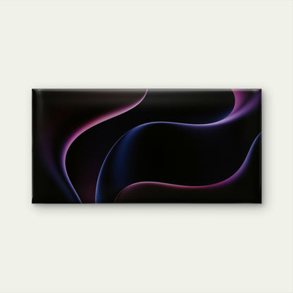 Deep Velvet Flowing Shapes Wall Art Canvas Office Home Room Framed 120x60cm
