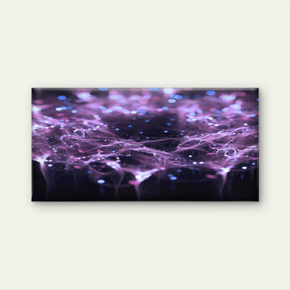 Neural Network Illustration Wall Art Canvas Office Home Room Framed 120x60cm - Bella Home Decor