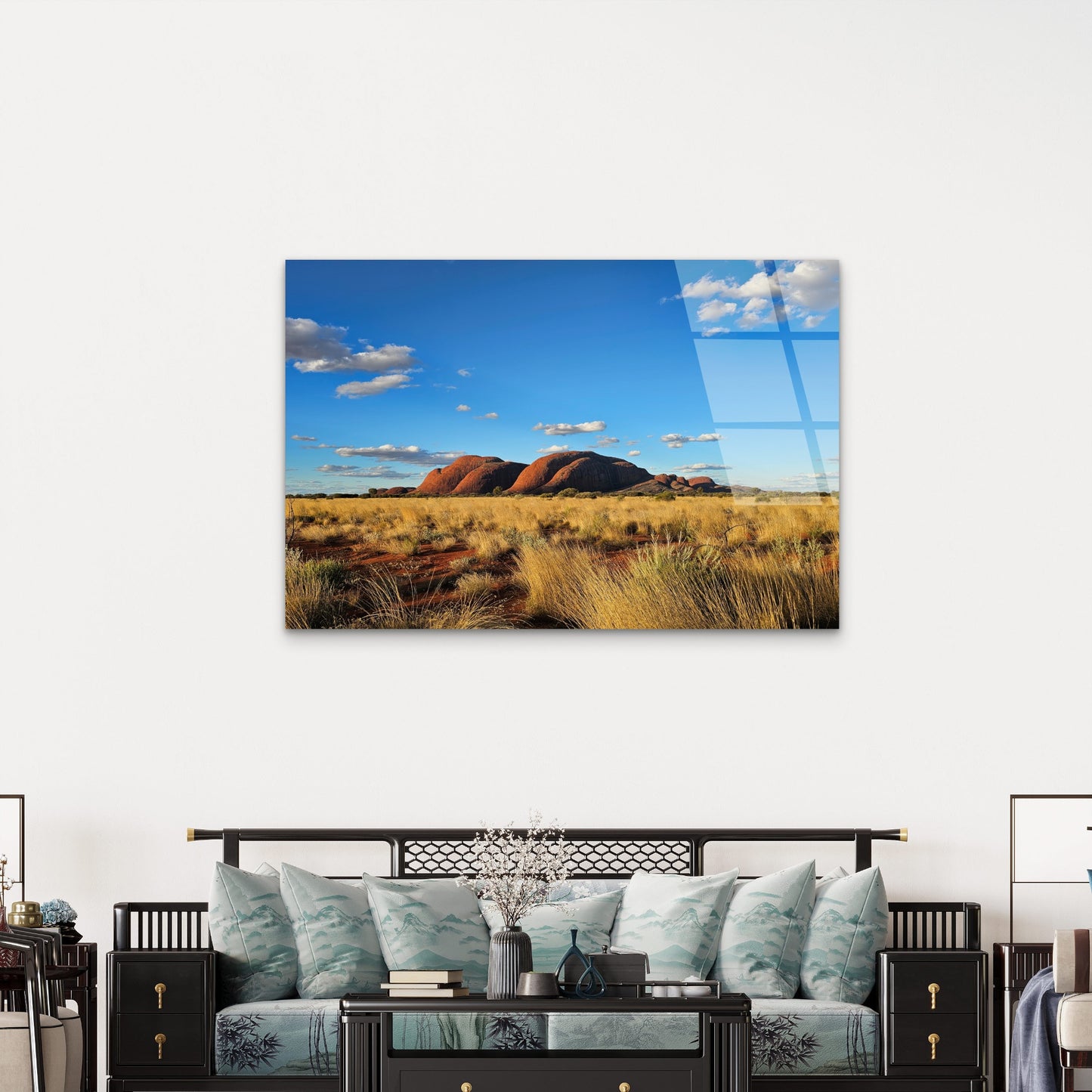 Kata Tjuta Outback Desert Mountain Acrylic Glass Printing Wall Art Australian Made Quality