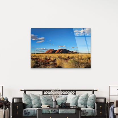 Kata Tjuta Outback Desert Mountain Acrylic Glass Printing Wall Art Australian Made Quality