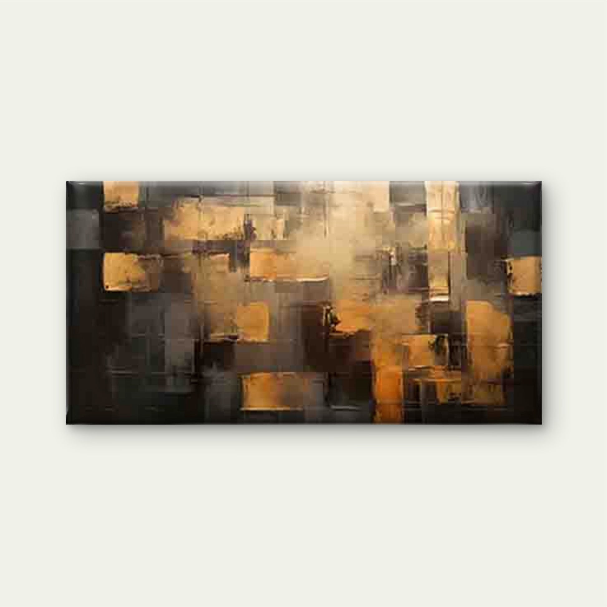 Abstract Geometric Pattern Wall Art Canvas Office Home Room Framed 120x60cm - Bella Home Decor