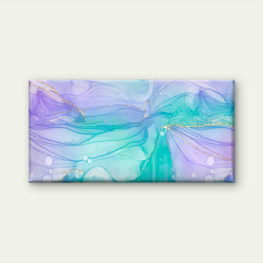 Fluid Pastel Alcohol Ink Wall Art Canvas Office Home Room Framed 120x60cm