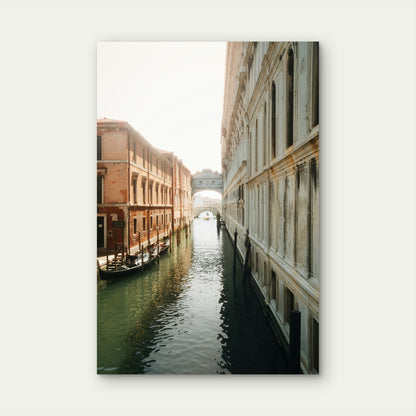 View of the Grand Canal in Venice, Italy 40x60cm Metal Print Ready to Hang