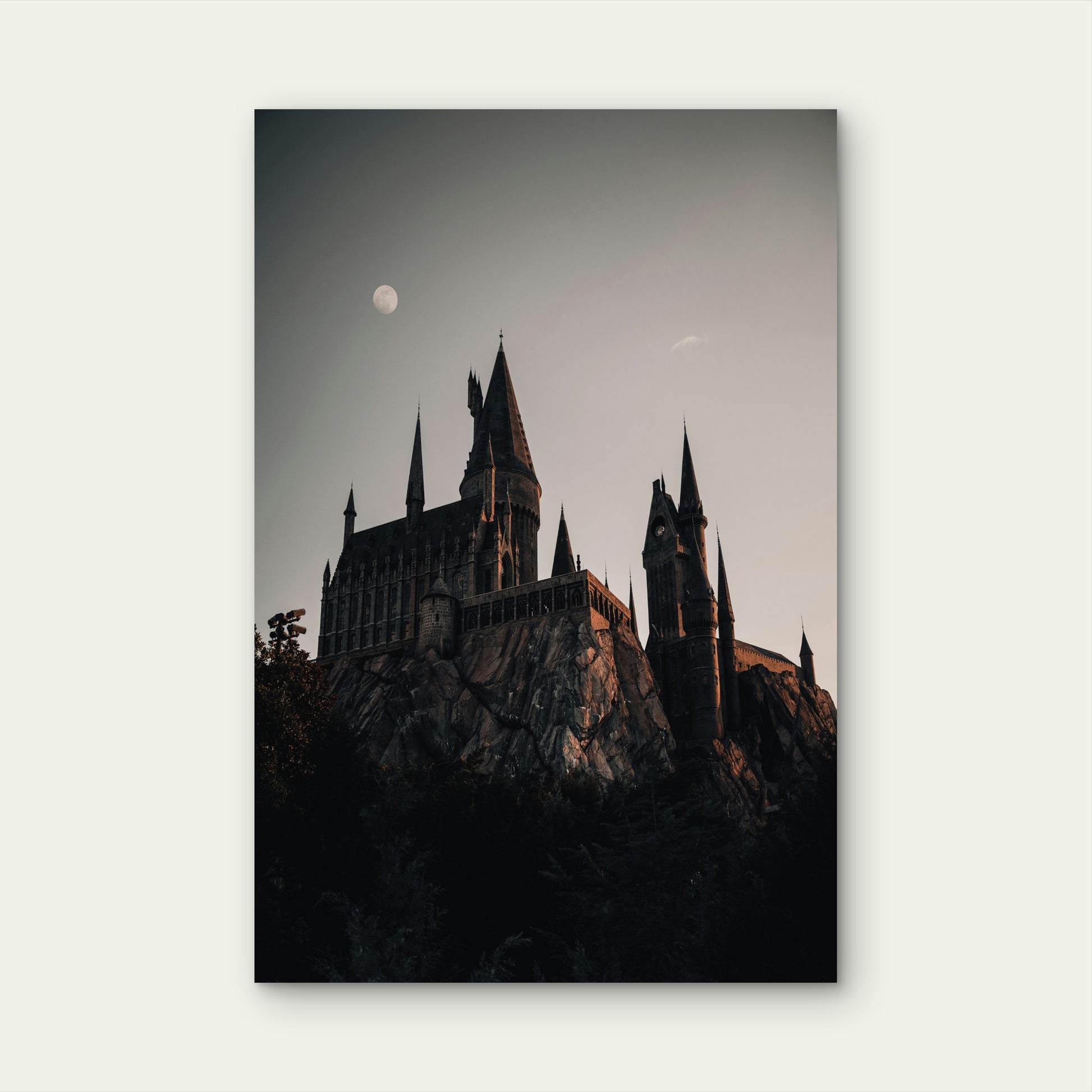Fictional Hogwarts School Of Witchcraft And Wizardry 60x90cm Metal Print Ready to Hang
