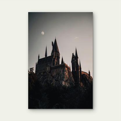 Fictional Hogwarts School Of Witchcraft And Wizardry 60x90cm Metal Print Ready to Hang