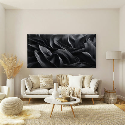 Abstract Monochrome Paintings Wall Art Canvas Office Home Room Framed 120x60cm