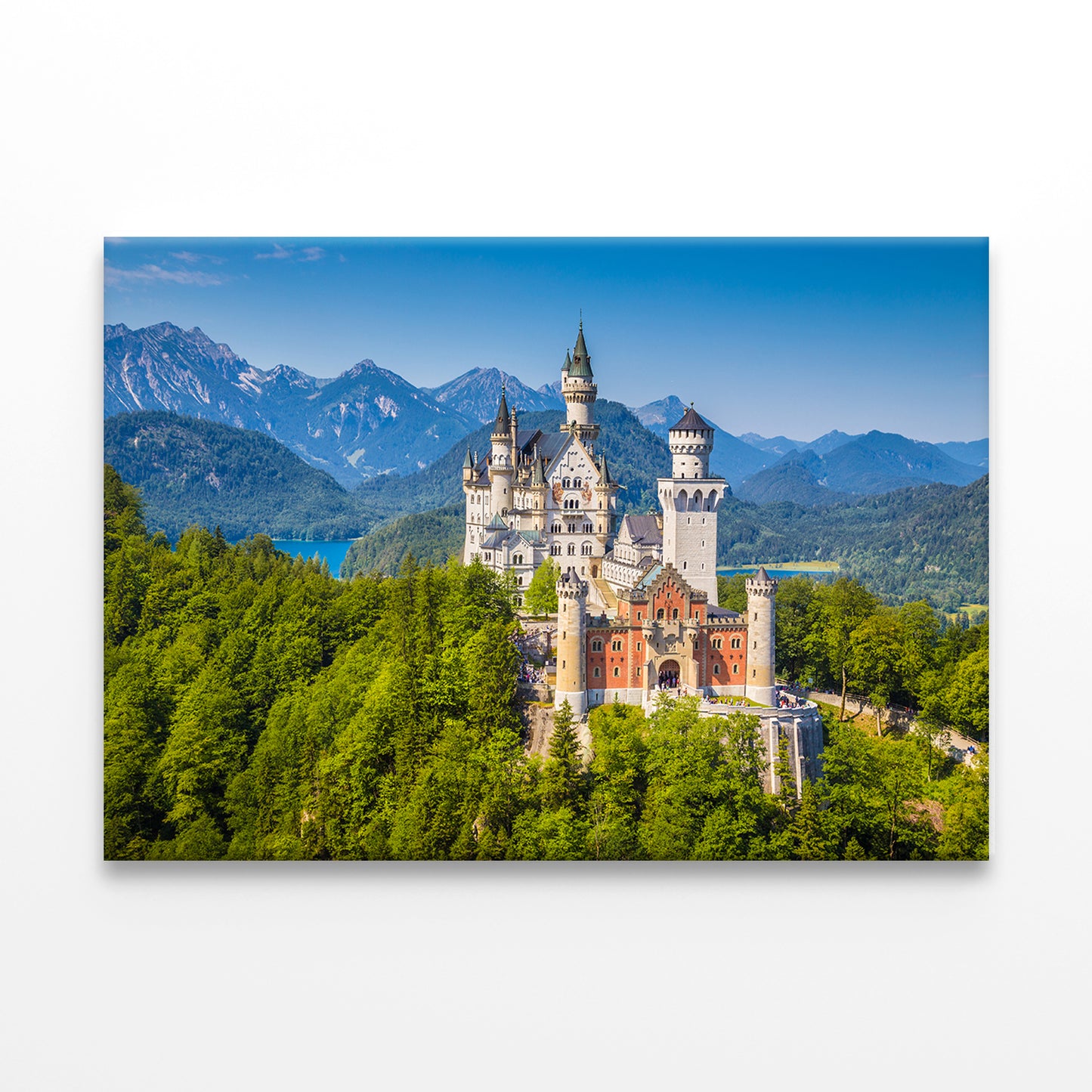 Famous Neuschwanstein Castle view Wall Art Decor 100% Australian Made - Bella Home Decor