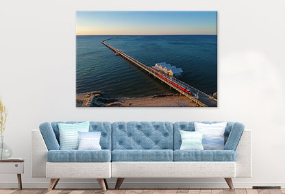 Busselton Jetty Western Australia Drone View Wall Art Decor 100% Australian Made