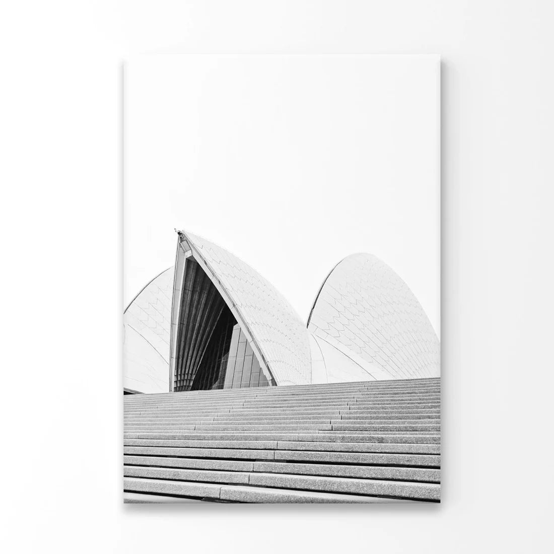 Black and White Sydney Opera House 60x90cm Print 100% Australian Made