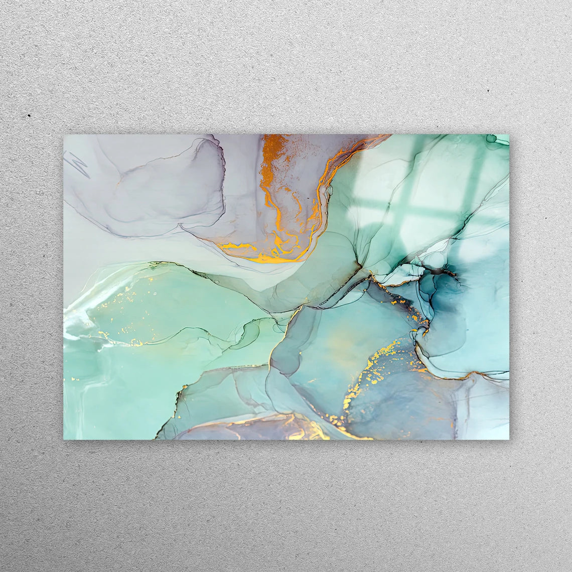 Colorful Marble Wall Art Acrylic Glass Print Tempered Glass Wall Art 100% Made in Australia Ready to Hang