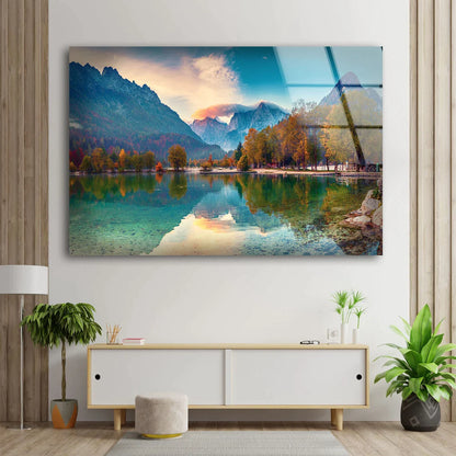 Lake & Forest Scenery UV Direct Aluminum Print Australian Made Quality