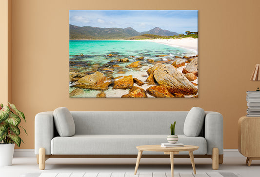 Wineglass Bay Tasmania Coastal Wall Art Decor 100% Australian Made