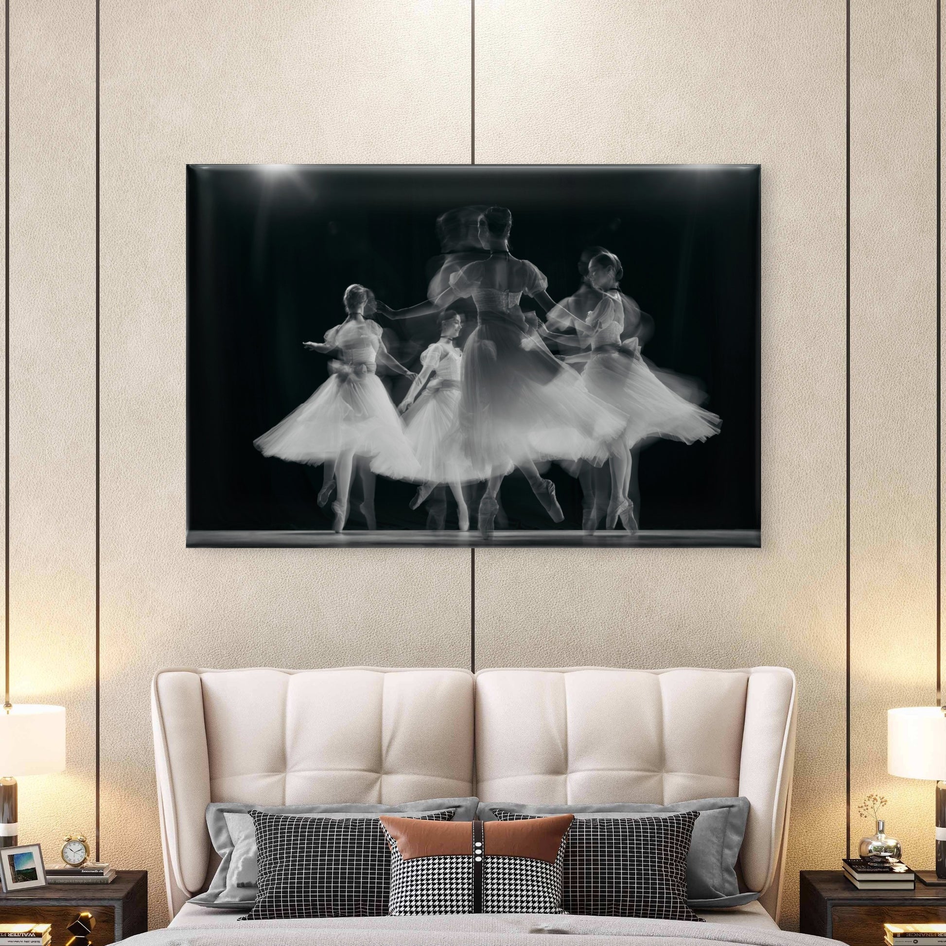Motion Blur Ballet Dancers Wall Art Decor 100% Australian Made - Bella Home Decor