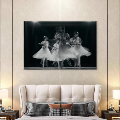 Motion Blur Ballet Dancers Wall Art Decor 100% Australian Made - Bella Home Decor