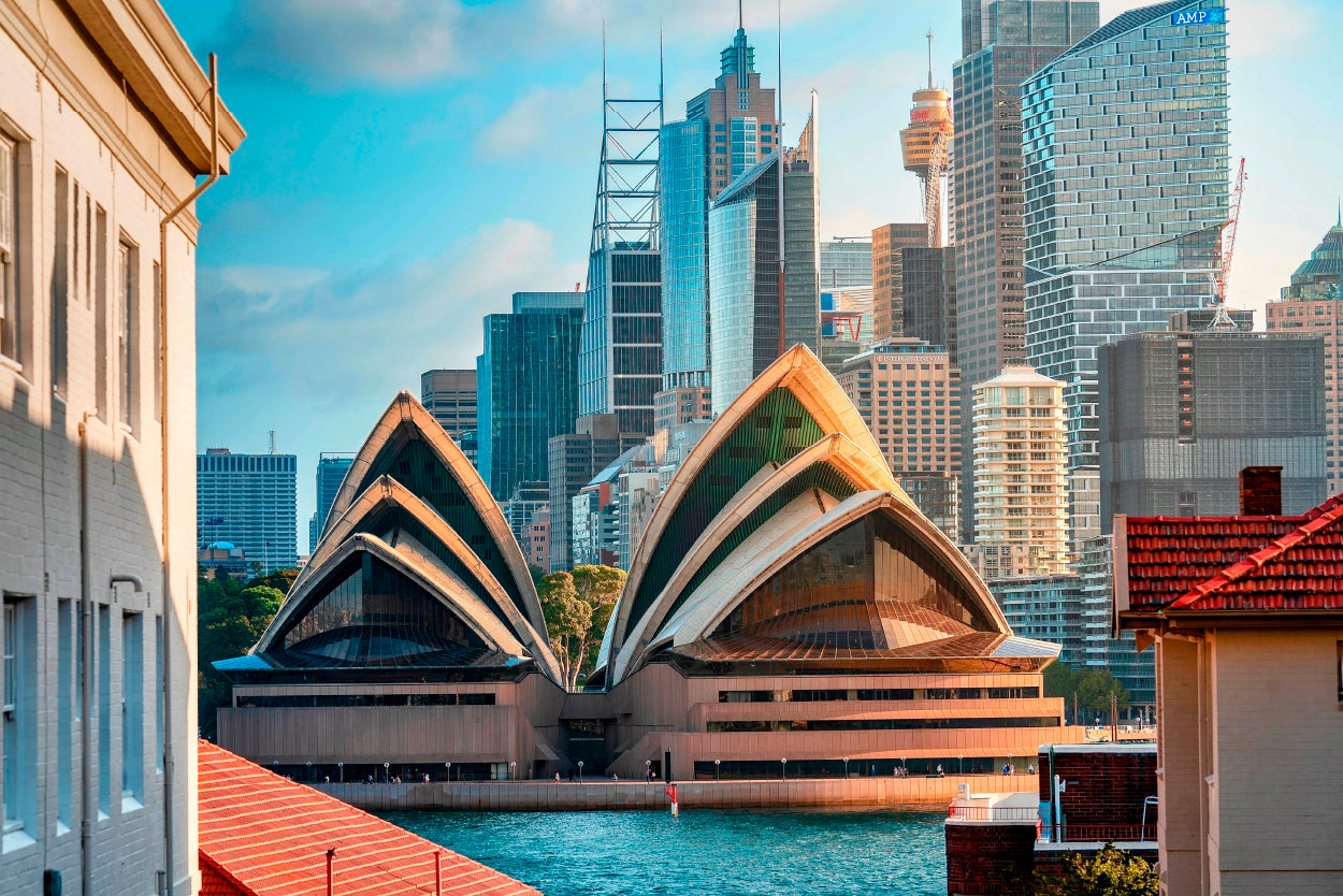 Sydney Opera House Waterfront Landmark Australia Wall Art Decor 100% Australian Made
