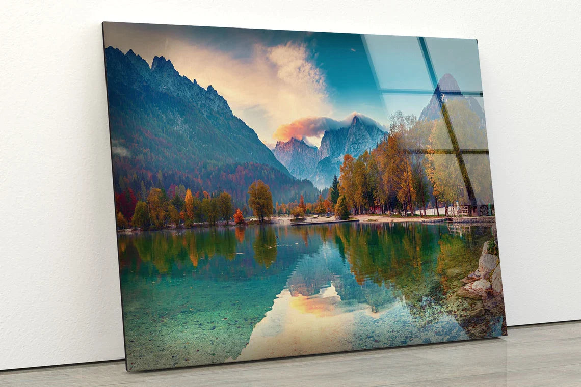 Lake & Forest Scenery UV Direct Aluminum Print Australian Made Quality