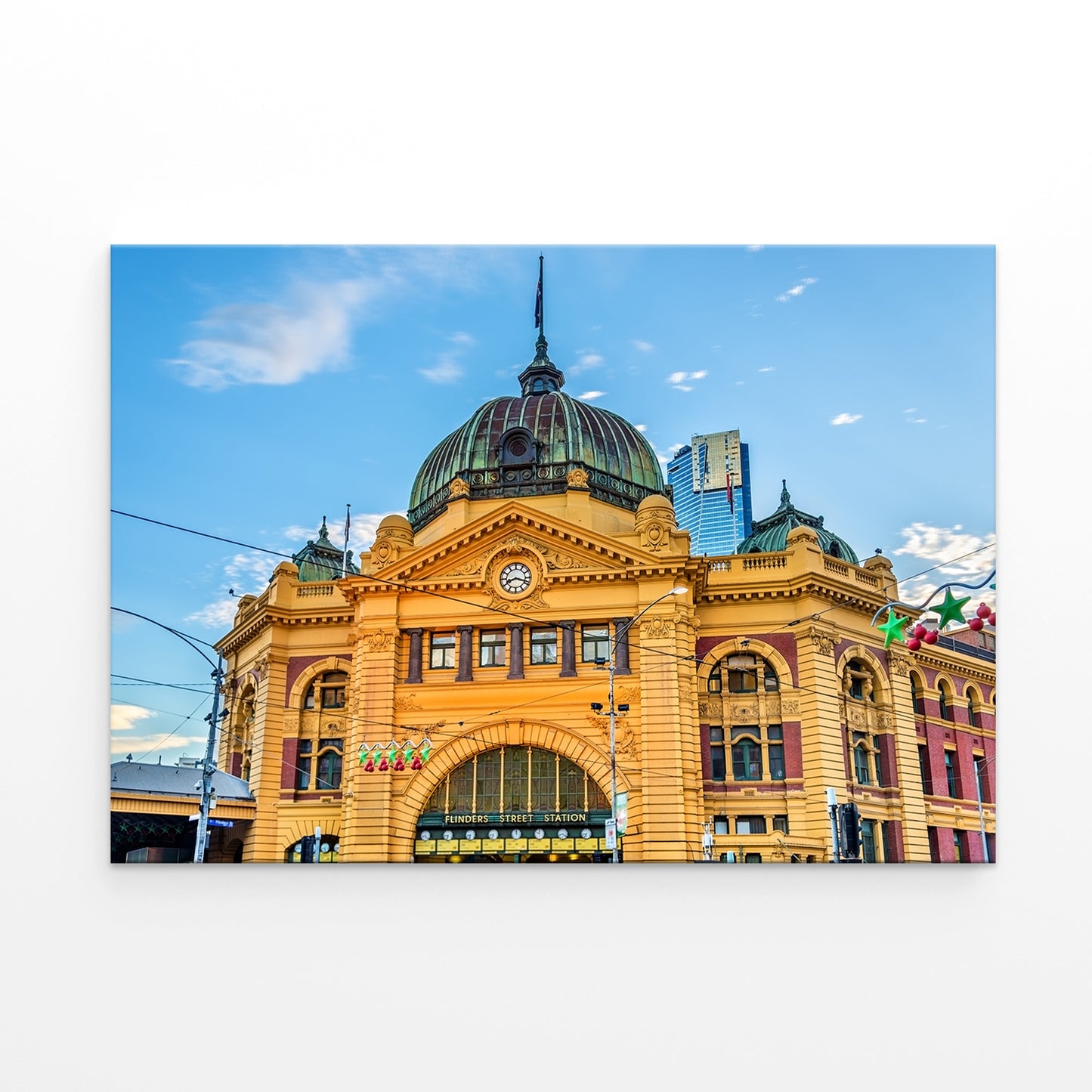 Flinders Street Station Melbourne Historic Landmark Wall Art Decor 100% Australian Made