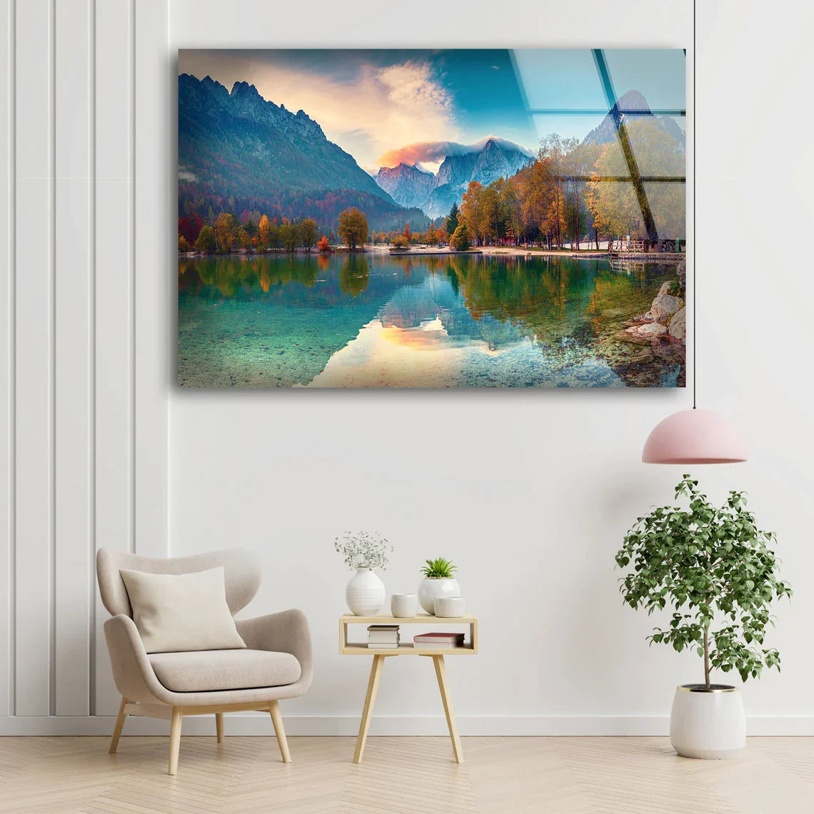 Lake & Forest Scenery UV Direct Aluminum Print Australian Made Quality