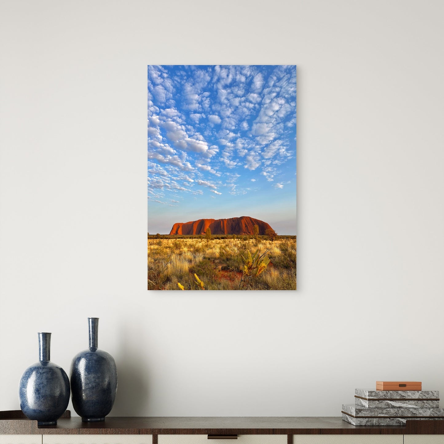 Uluru Ayers Rock Australia 40x60cm Metal Print Ready to Hang