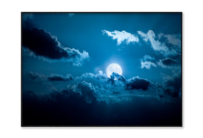 Image Of a Full Moon Night Home Decor Premium Quality Poster Print Choose Your Sizes