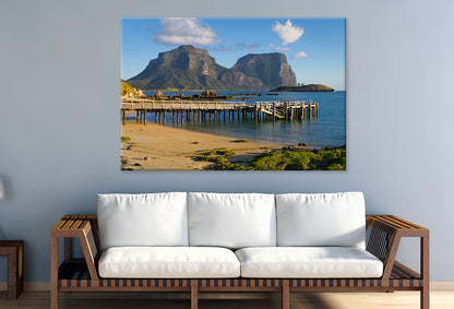 Lord Howe Island NSW Lagoon and Jetty Wall Art Decor 100% Australian Made